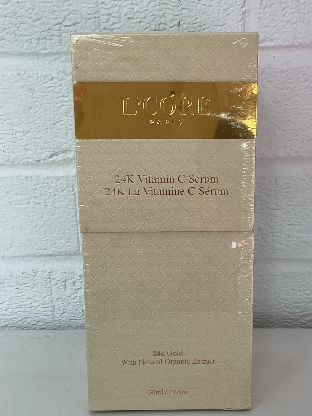 L’CORE Paris 24K Vitamin C Serum 24K Gold 60ml 2.03 oz New Sealed